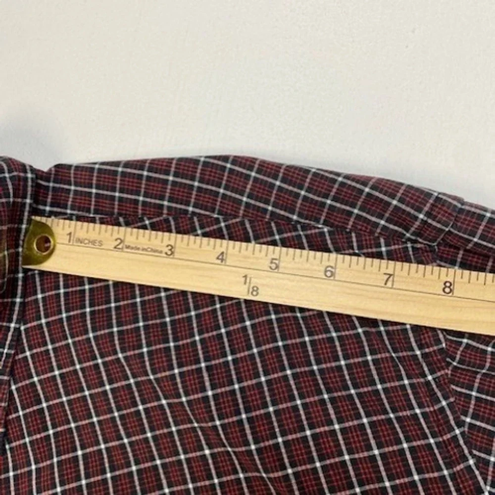 Ralph Lauren Jeans Company Plaid Button Down‎ Shirt Men's 2XL Cotton Long Sleeve